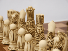 Load image into Gallery viewer, Victorian Chess Pieces by Berkeley - Cardinal Red