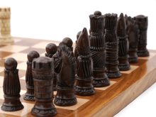 Load image into Gallery viewer, Victorian Chess Pieces by Berkeley - Russet Brown