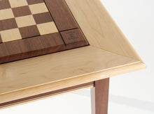 Load image into Gallery viewer, Walnut Maple Premium Hardwood Chess Table