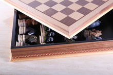 Load image into Gallery viewer, Wild Animals of America Chess Set with Storage Board