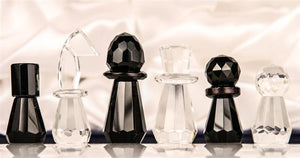 11.5" Crystal Chess Set