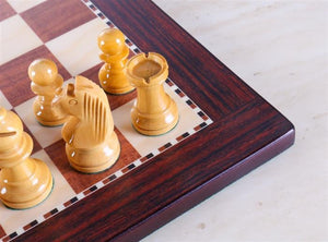 12" Magnetic Travel Chess Set in Rosewood