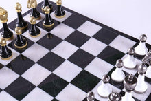 Load image into Gallery viewer, 13&quot; Onyx Chess Set with Florentine Pieces
