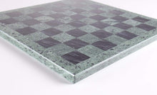 Load image into Gallery viewer, 16&quot; Green and Black Marble Chess Board
