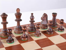 Load image into Gallery viewer, 18.5&quot; Folding Tournament Wood Chess Set
