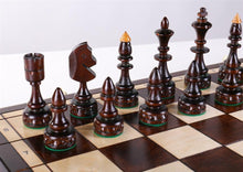 Load image into Gallery viewer, 18&quot; Indian Wooden Chess Set
