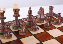 Load image into Gallery viewer, 19&quot; Consul Wooden Chess Set
