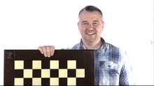 Load image into Gallery viewer, 21&quot; Hardwood Player&#39;s Chessboard JLP, USA in Wenge and Maple
