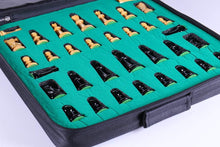 Load image into Gallery viewer, 3 5/8&quot; Ultimate Style Wooden Chess Pieces - Ebonized

