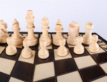 Load image into Gallery viewer, 3 Player Medium Wood Chess Set
