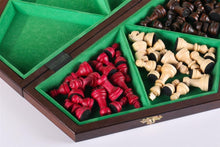 Load image into Gallery viewer, 3 Player Medium Wood Chess Set
