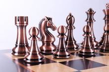 Load image into Gallery viewer, 4 1/4&quot; Metallic Style Pieces on Bird&#39;s Eye Maple Board
