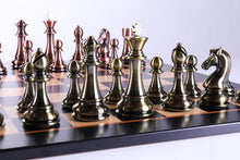 Load image into Gallery viewer, 4 1/4&quot; Metallic Style Pieces on Bird&#39;s Eye Maple Board
