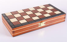 Load image into Gallery viewer, 9" Mini Magnetic Wooden Travel Chess Game
