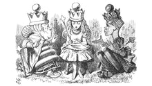 Load image into Gallery viewer, Alice in Wonderland Chess Pieces - SAC Antiqued
