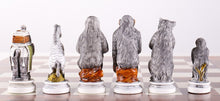 Load image into Gallery viewer, Animal Kingdom Chess Pieces from Italy
