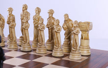 Load image into Gallery viewer, Battle of Trafalgar Pieces on Palisander and Maple Board
