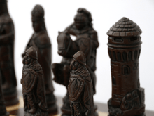 Load image into Gallery viewer, Camelot Chess Pieces by Berkeley - Russet Brown
