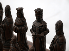Load image into Gallery viewer, Camelot Chess Pieces by Berkeley - Russet Brown
