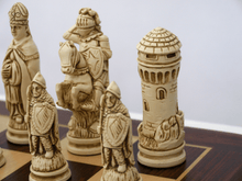 Load image into Gallery viewer, Camelot Chess Pieces by Berkeley - Russet Brown
