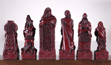 Load image into Gallery viewer, Celtic Vs. Vikings Chess Pieces - SAC Antique Finish
