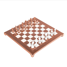 Load image into Gallery viewer, Copper Staunton Chess Set - 14"

