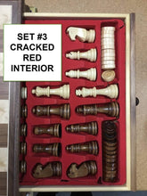 Load image into Gallery viewer, DEAL ITEM: 15" Wooden Chess/Checker Set
