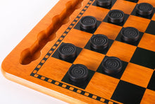 Load image into Gallery viewer, DEAL ITEM: Red &amp; Black Wood Checkers Set (JUST THE BOARD)
