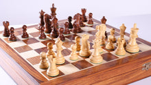 Load image into Gallery viewer, Deluxe English Wooden Chess Set with Storage
