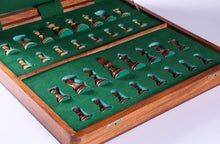 Load image into Gallery viewer, Deluxe English Wooden Chess Set with Storage
