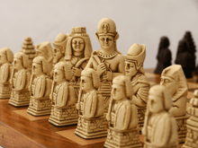 Load image into Gallery viewer, Egyptian Chess Pieces by Berkeley - Russet Brown

