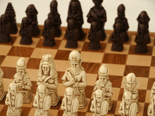 Load image into Gallery viewer, Egyptian Chess Pieces by Berkeley - Russet Brown
