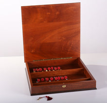 Load image into Gallery viewer, Gothic Chess Set with Cabinet Storage Board
