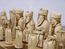 Load image into Gallery viewer, Isle of Lewis Chess Pieces by Berkeley - Russet Brown
