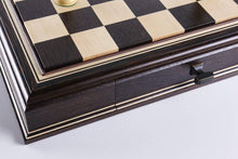 Load image into Gallery viewer, JLP Hardwood Cabinet with Drawers and Removable Chess Board
