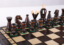 Load image into Gallery viewer, KINGS Wooden Chess Set, 11 1/4" Square
