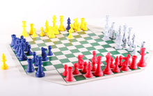 Load image into Gallery viewer, Large 4 Player Silicone Chess Set - Choose Your Colors!

