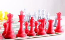 Load image into Gallery viewer, Large 4 Player Silicone Chess Set - Choose Your Colors!
