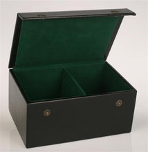 Load image into Gallery viewer, Leather Styled Chess Box (for most 3.5 to 3.75" pieces)
