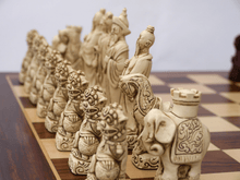 Load image into Gallery viewer, Mandarin Chess Pieces by Berkeley - Cardinal Red
