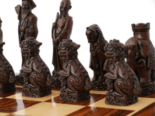Load image into Gallery viewer, Mandarin Chess Pieces by Berkeley - Russet Brown
