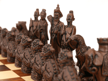 Load image into Gallery viewer, Mandarin Chess Pieces by Berkeley - Russet Brown
