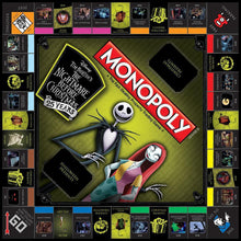 Load image into Gallery viewer, Monopoly Board Game - Nightmare Before Christmas 25 Year Anniversary Edition

