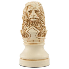 Load image into Gallery viewer, Richard the Lionheart Chess Pieces - SAC Antiqued
