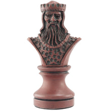 Load image into Gallery viewer, Richard the Lionheart Chess Pieces - SAC Antiqued
