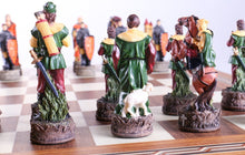 Load image into Gallery viewer, Robin Hood Chess Set with Storage
