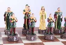 Load image into Gallery viewer, Robin Hood Chess Set with Storage
