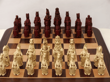 Load image into Gallery viewer, Royal Beasts Chess Pieces by Berkeley - Cardinal Red
