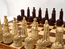 Load image into Gallery viewer, Scottish Chess Pieces by Berkeley - Cardinal Red
