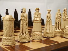 Load image into Gallery viewer, Scottish Chess Pieces by Berkeley - Russet Brown
